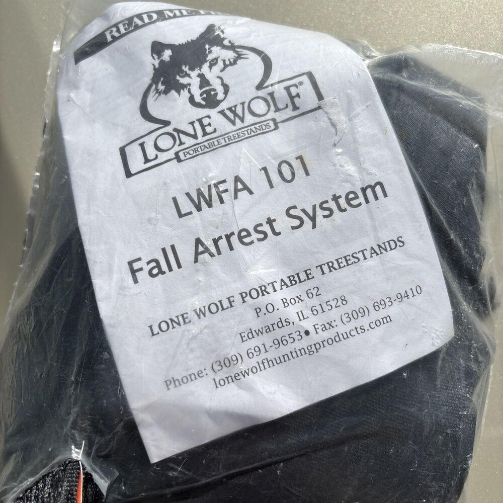 Lone Wolf Portable Treestands - LWFA 101 - Fall Arrest System - New / Sealed